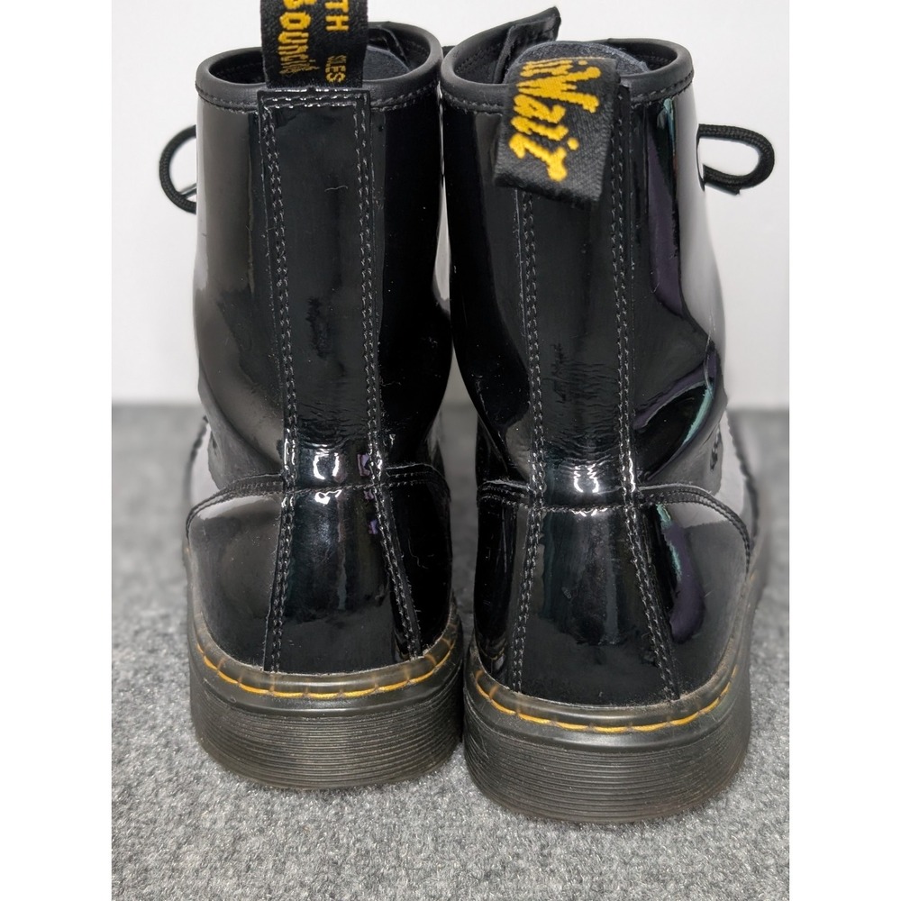 DOC MARTENS Patent Leather Boots, black, Women's size US 9/UK 8 - AW004 READ - Picture 8 of 12